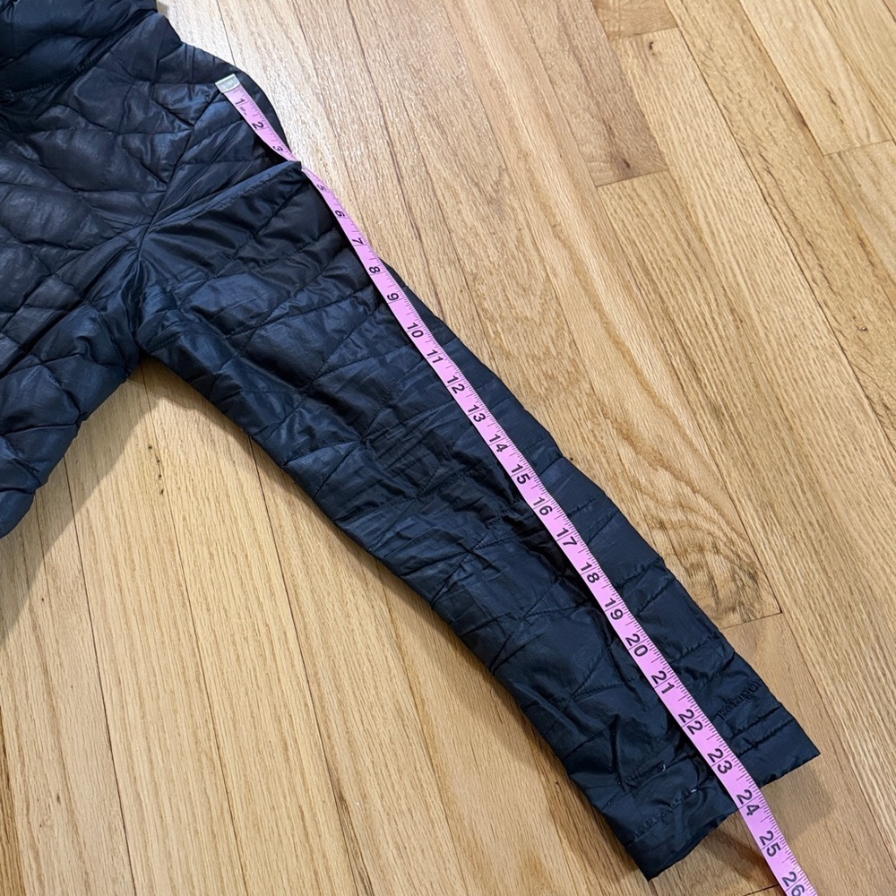 Patagonia Black Duckdown Longline Coat Sz S - Picture 7 of 11